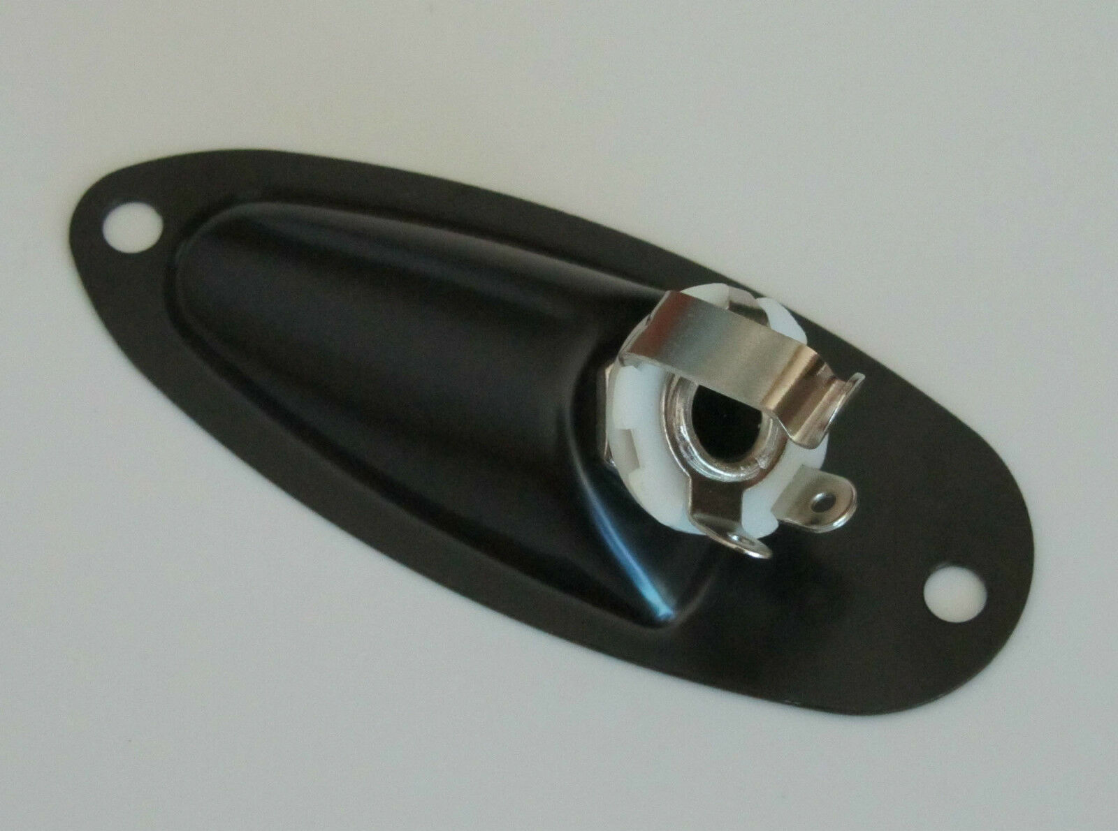 Electric Guitar Jack Plate Strat Boat Jack Socket Black