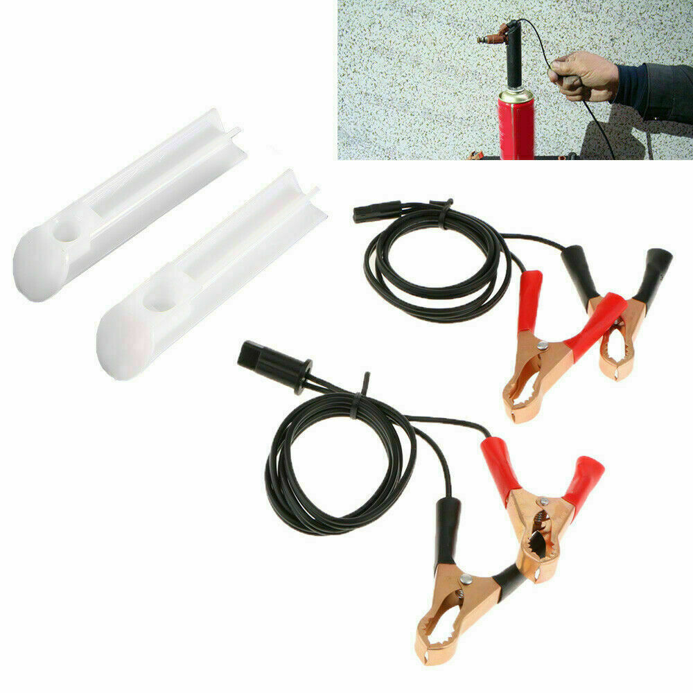 Universal Fuel Injector Flush Cleaner Adapter DIY Kit Car Cleaning Tool + Nozzle