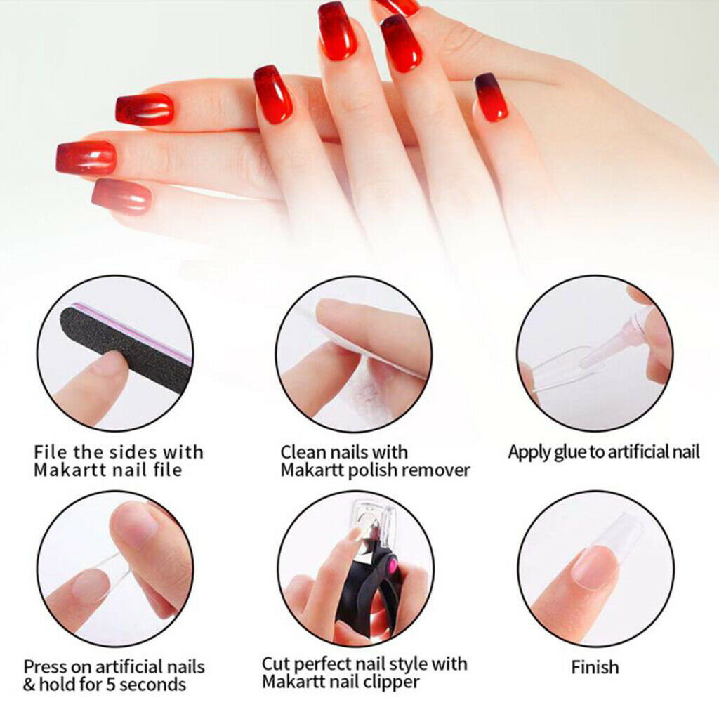 20Packs 2g Nail Art Glue Clear Strong Adhesive French False Tips Manicure