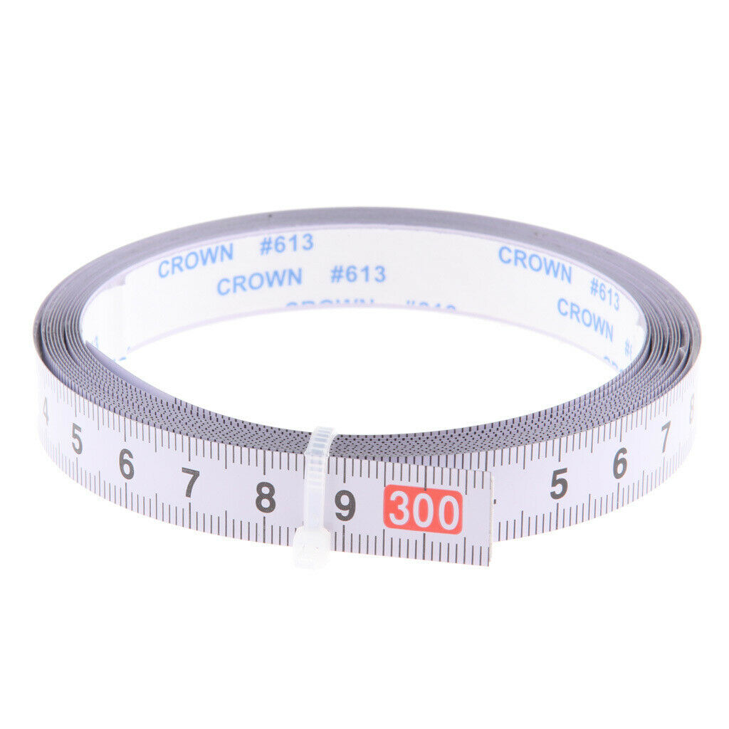 4x Self-Adhesive Measuring Measure Tape Metric Steel Miter Scale Track Tape