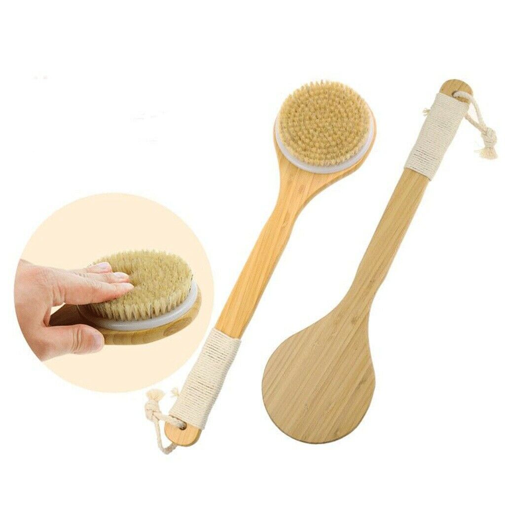 15.8inch Long Handle Bath Body Exfoliating Brush Body Brush Back Scrubber