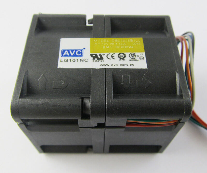 5pcs AVC DB04048B12U 12V 1.14A 40x40x48mm 4048 Ball bearing DC Axial Fan 3pin