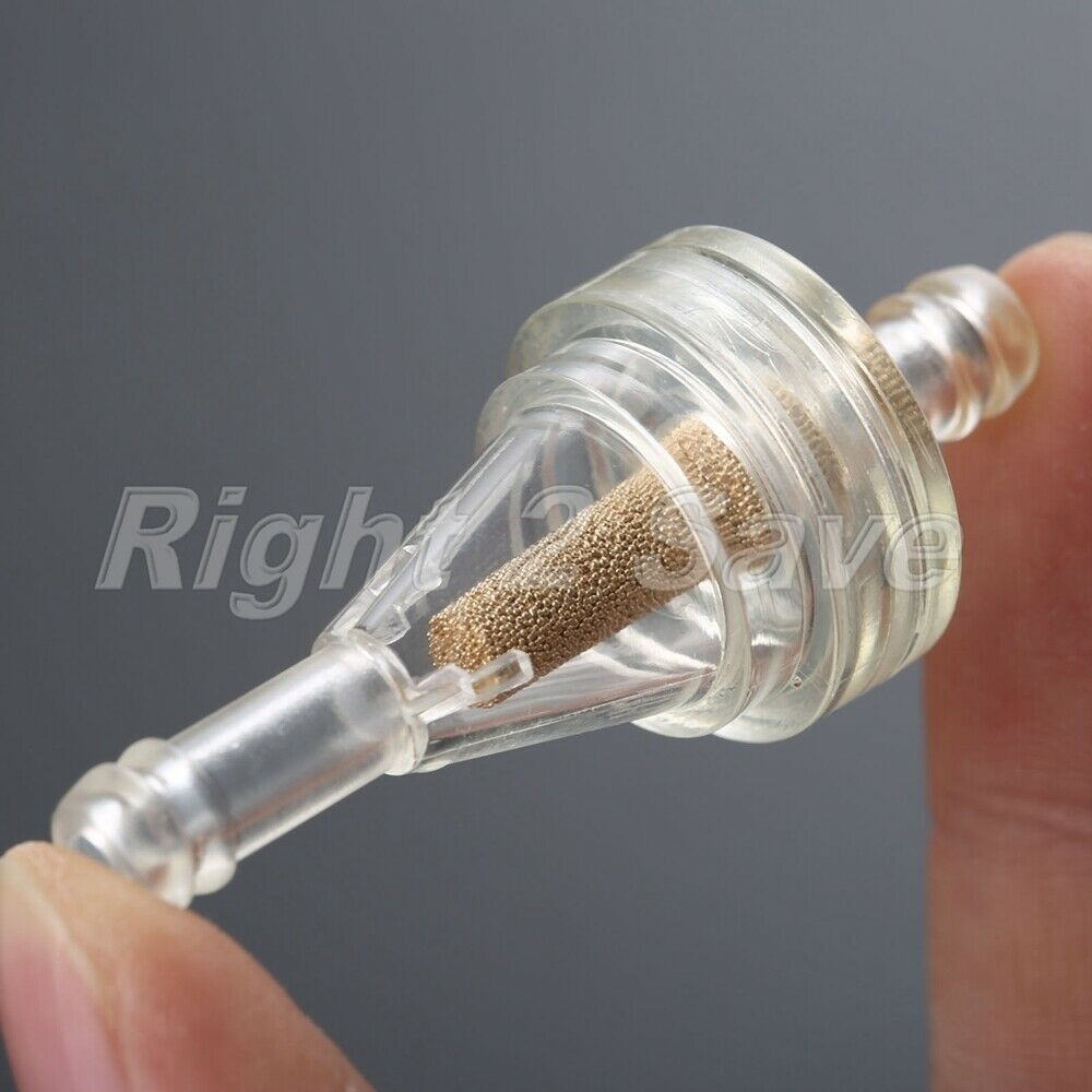 White Motorcycle 1/4" 6mm 7mm Inner Gas Fuel Oil Filter Cleaner for Kawasaki