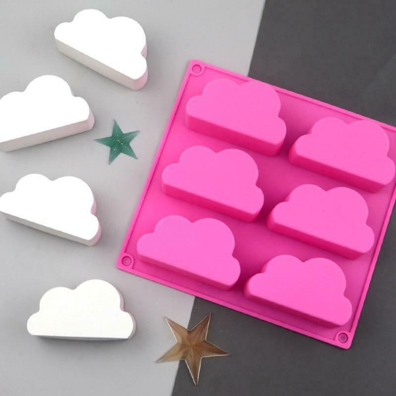 Cloud Shape Silicone Baking Mousse Mold Cake Form Soap Moulds Gifts for Children
