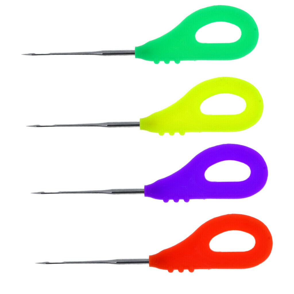 Baiting Needle Tool Steel Carp Fishing Tackle Boilie Needles Drill Purple