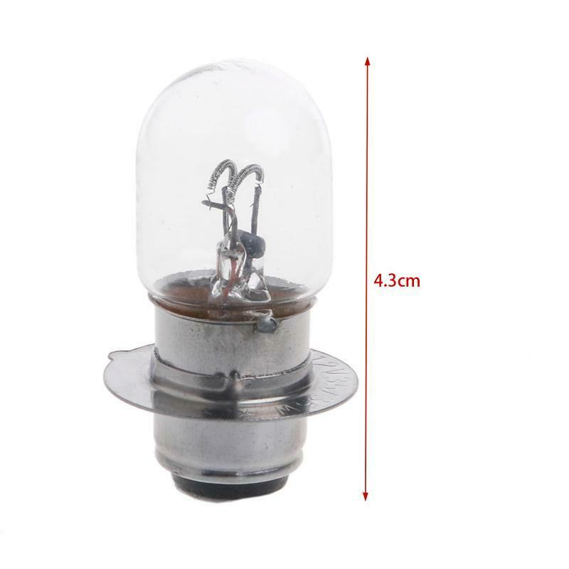 T19 P15D-25-1 DC 12V 35W White Headlight Double Filament Bulb For Motorcycle