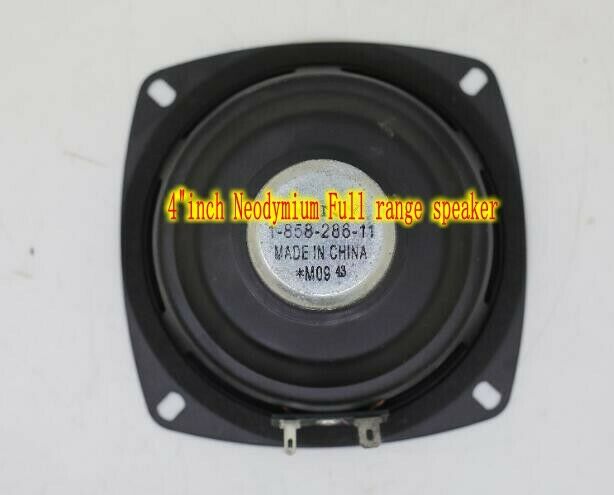 2pcs 4"inch 8Ω 35W Full frequency speaker Paper cone Neodymium HiFi Audio Parts