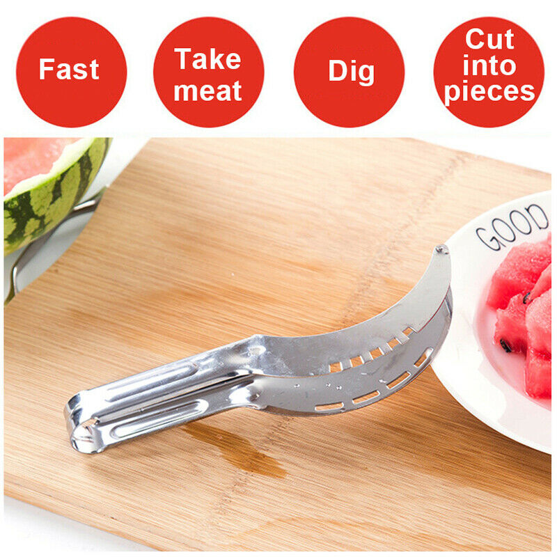 Stainless Steel Watermelon Slicer Cutter   Corer Fruit Vegetable TooWF