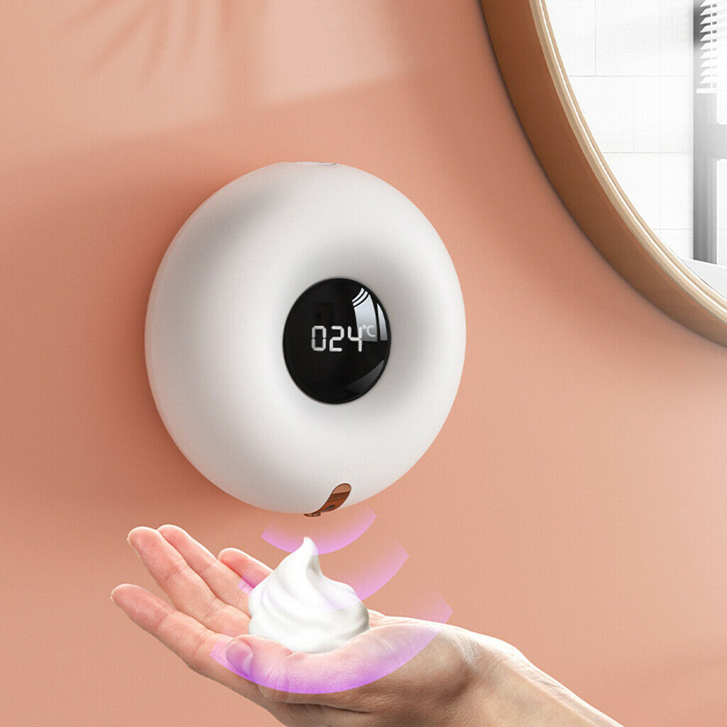 2 in 1 Non-Contact Digital Thermometer w / Soap Dispenser USB Power