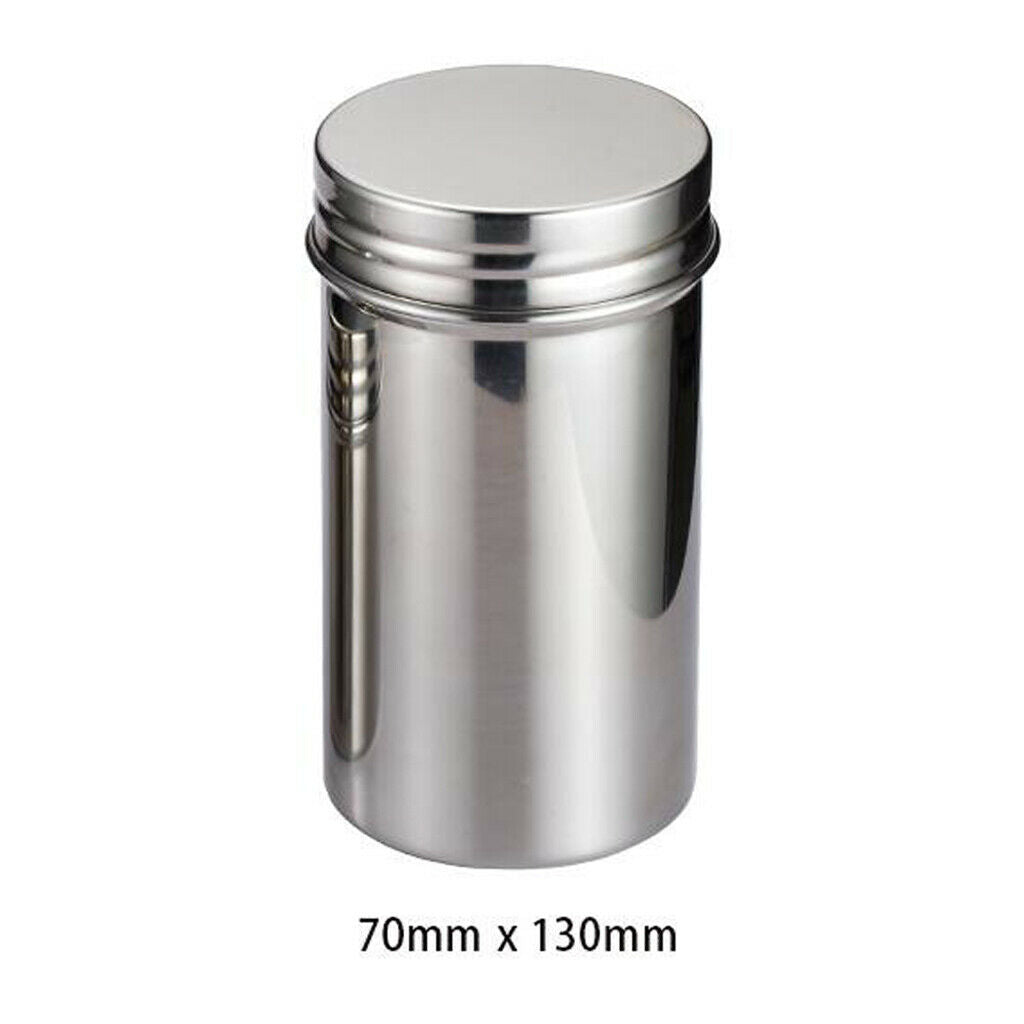 Stainless Steel Spice Tea Jar Coffee Condiment Pots Seasoning Pot Small