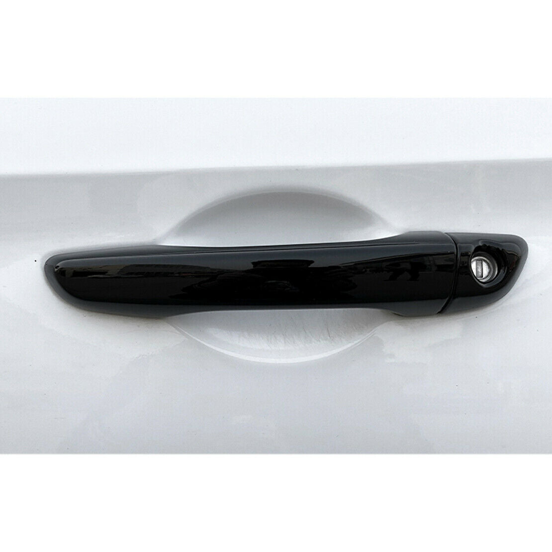 Black Outside Door Handle Cover Trim Fit For Hyundai Elantra 2017-20