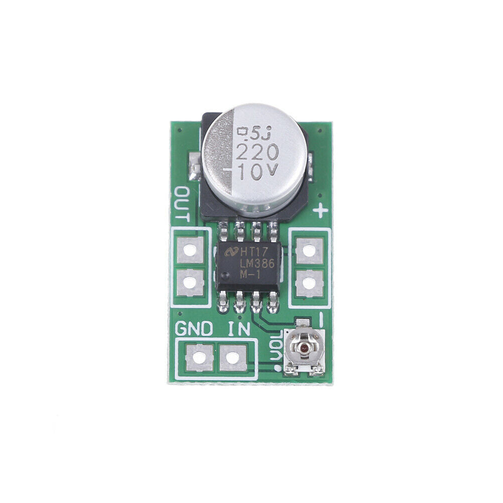 DC 3V~12V 5V 6V LM386 mini micro audio power amplifier board AMP module 75  CRDD