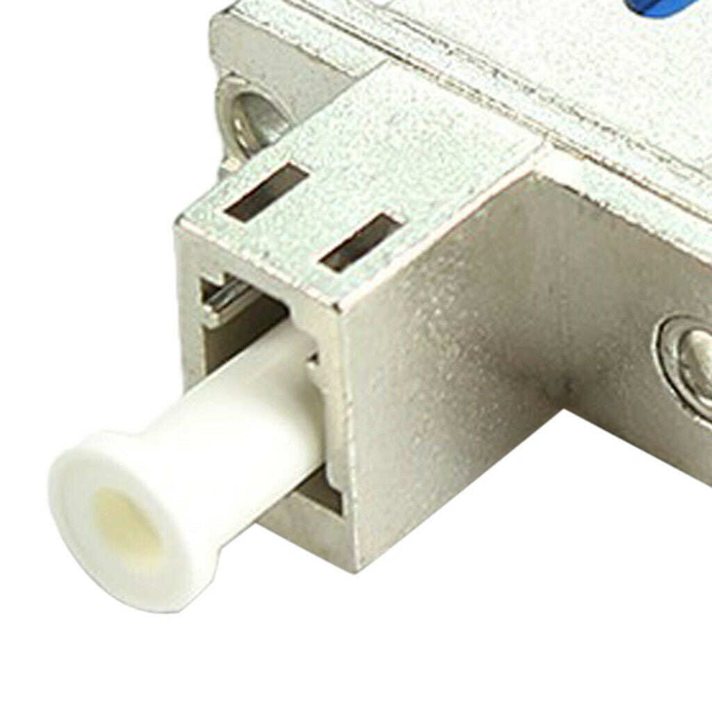 2x SC To LC Fiber Optic Adapters, Metal Housing SC-LC Coupler Convertor