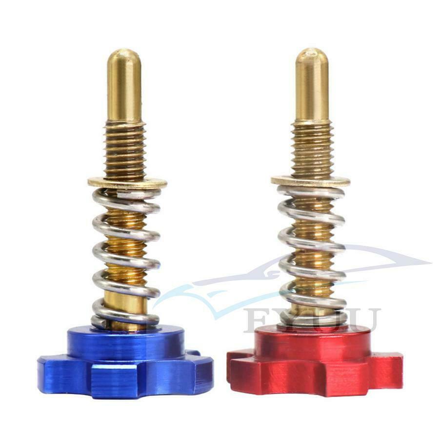 Red Motorcycle Billet Carburetor Easy Air Fuel Mixture Idle Speed Adjuster Screw