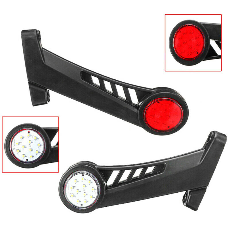 1Pc 12V 24 LED Side Marker Light Outline Stalk Lamp For Trailer Truck Van Lor.DD