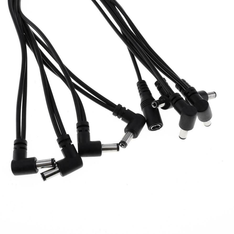 8XWay Electric Guitar Effect Pedal Cables 2.7M Wire Power Supply Cable Splitter