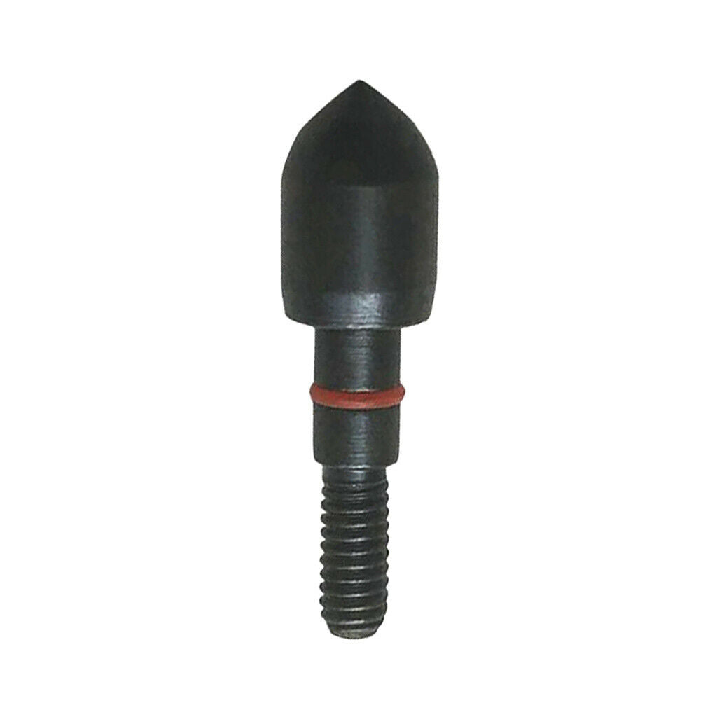 12pcs  Point Tips For  100/125 Grain Archery Accessories - Black, 100 Grain