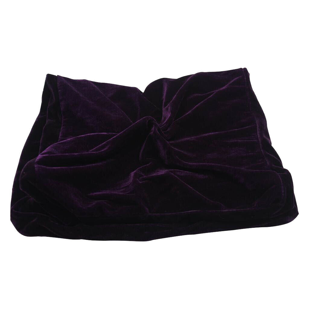 Pleuche Piano Stool Chair Bench Cover for Piano Dual Seat Purple