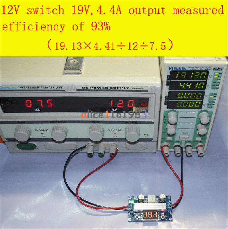 3~35V To 3.5~35V 100W Adjustable DC Step-up Boost Voltage Converter Module TOP