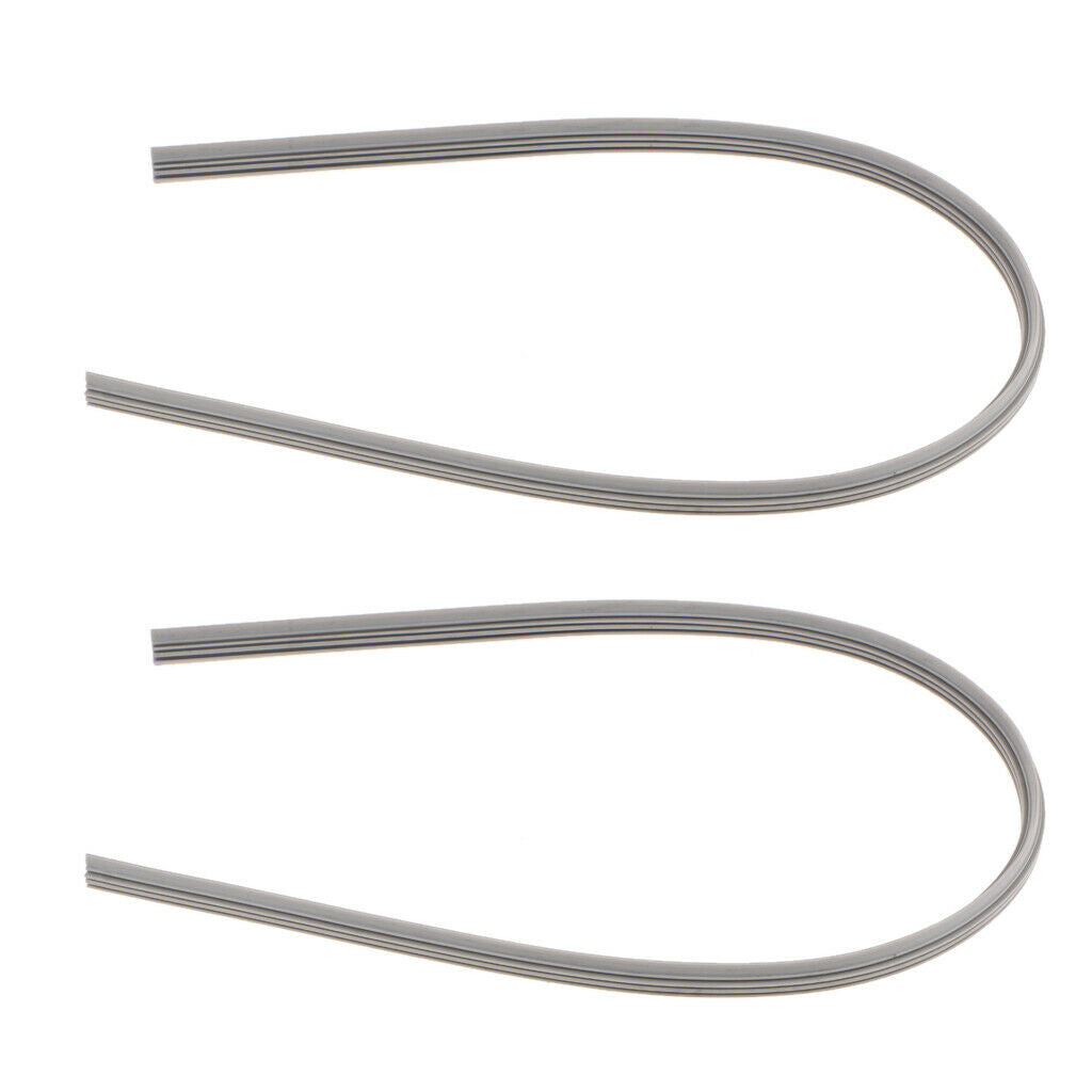 2 lot 660mm Car Boneless Silicone Rubber Windshield Wiper Refill Strips