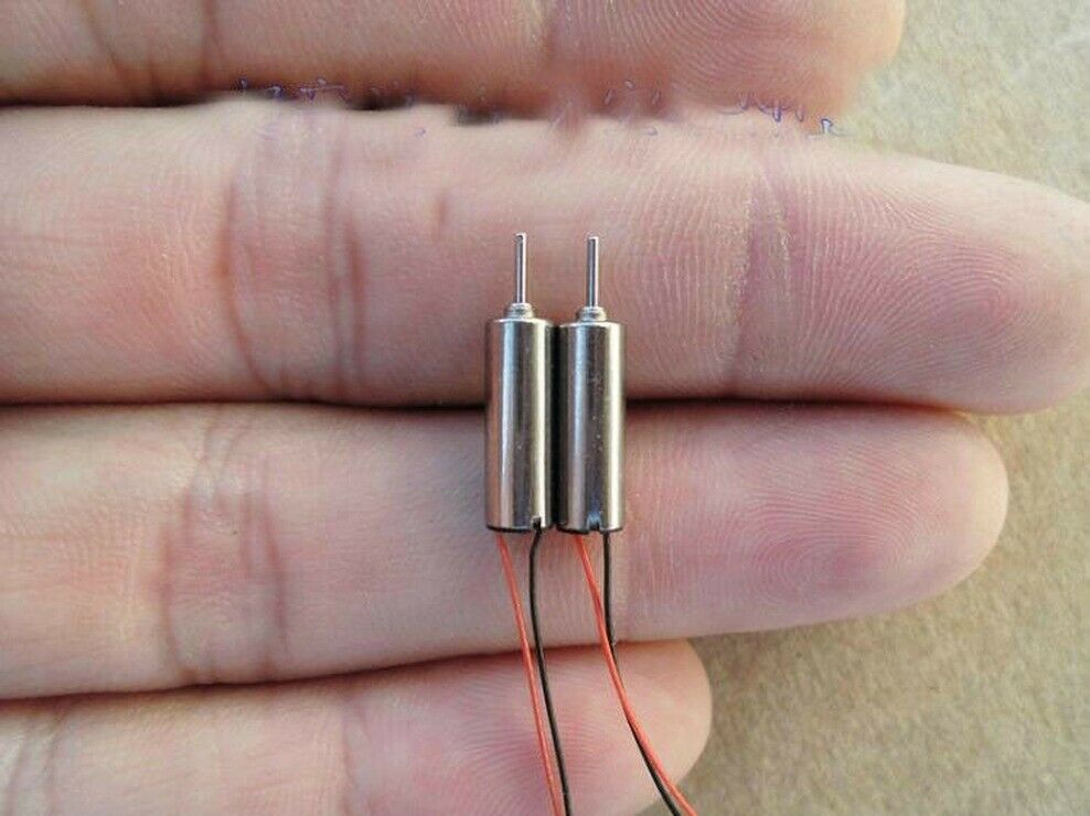 5x20mm DC4.2V 48000RPM Ultrahigh Speed HM Neodymium Magnetic Coreless Motor x2