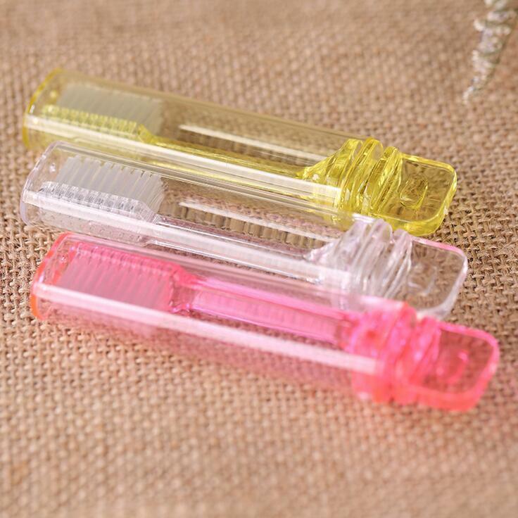 5pcs Oral Portable Disposable Foldable Folding Toothbrush Travel Outdoor