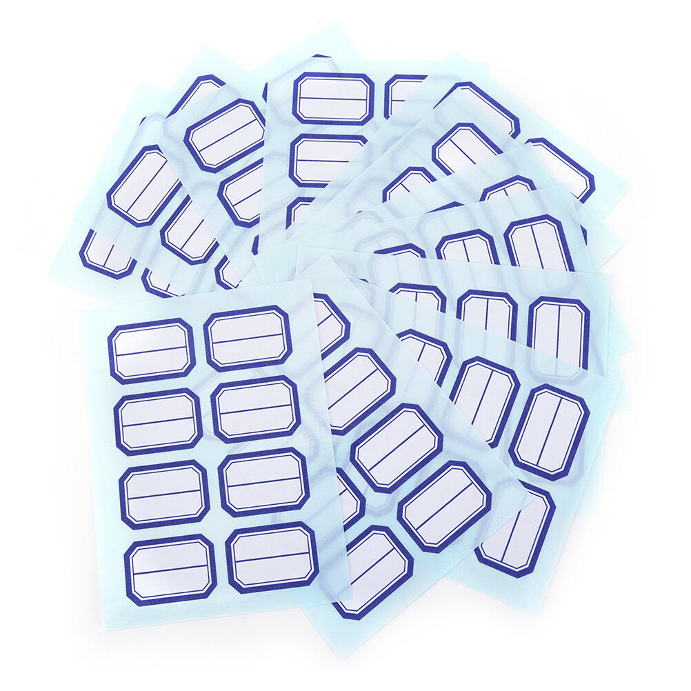 12X Self Adhesive Sticky White Label Writable Name Stickers Blank Note Labels Tt