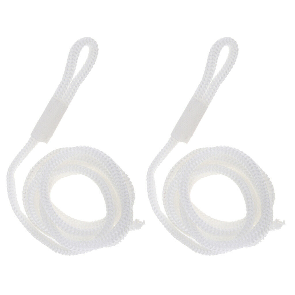 2x Double Braided 1/4" Inch x 5' Boat Docking Dock Windlass Anchor Rode Rope