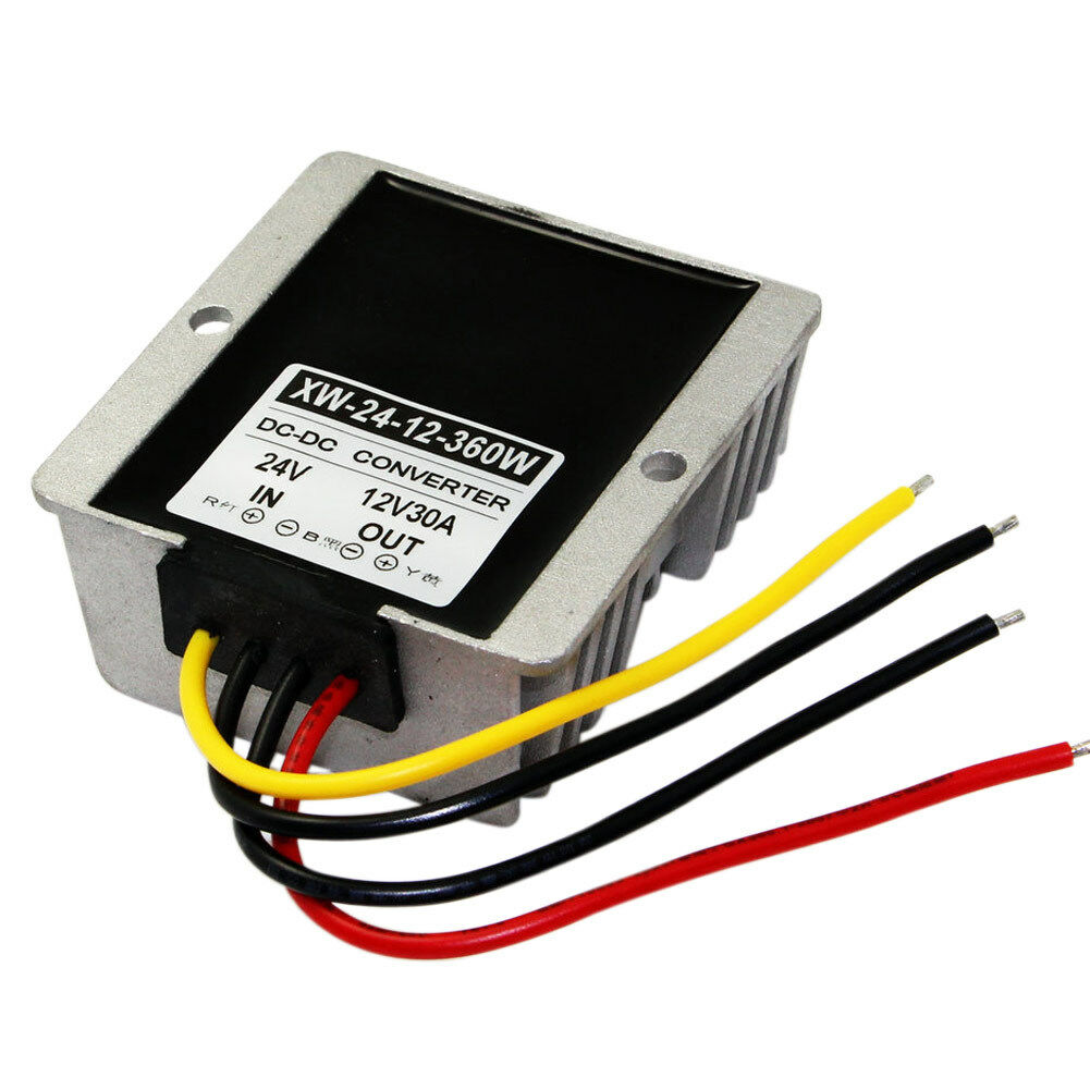 DC24V To DC12V 30A 360W Step Down Power Supply Converter Regulator Module Hot