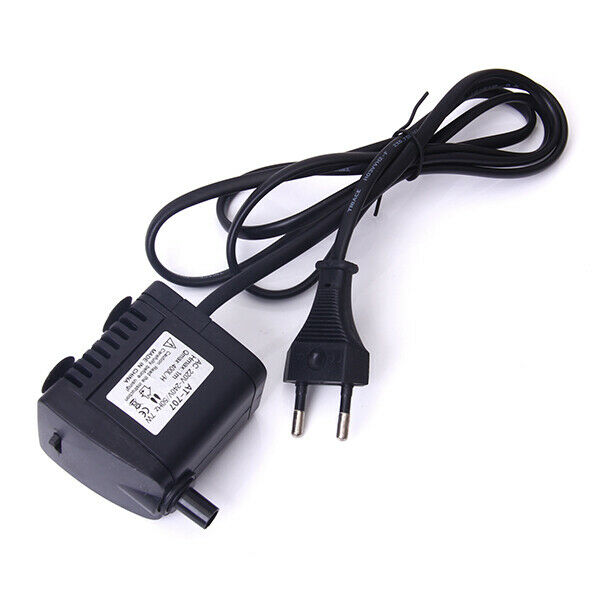 Waterproof Submersible Water Pump for Aquarium Fish Tank EU Plug AC 220-240V 7W