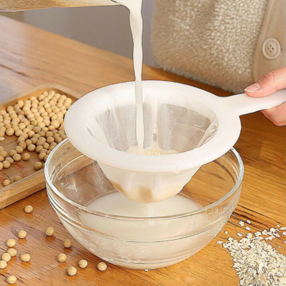 Soy Milk Filter Screen Ultra-Fine Squeezed Juice Filter Screen Kitchen Colander