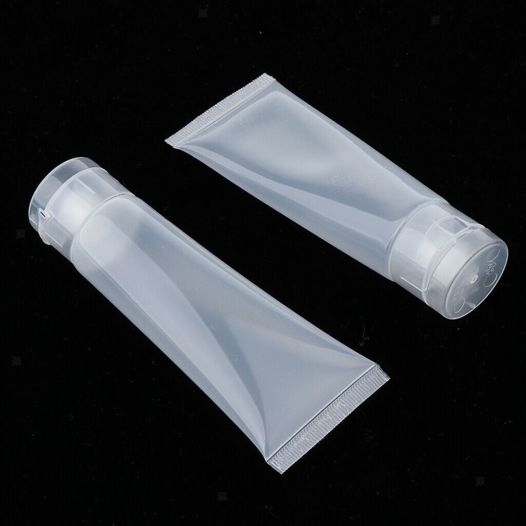 40Pcs Frosted Empty Squeeze Skincare Body Lotion Travel Packaging Bottles