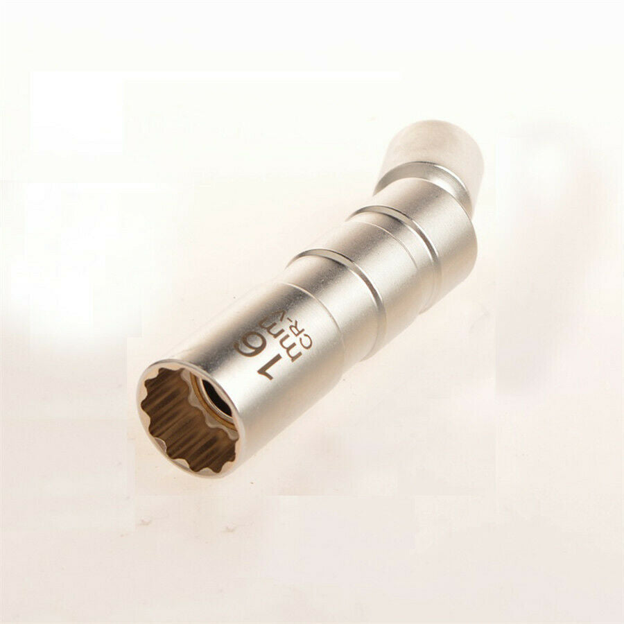 Short Style High Strength Spark Plug Socket Wrench 3/8 Drive 16MM Spark Plug US