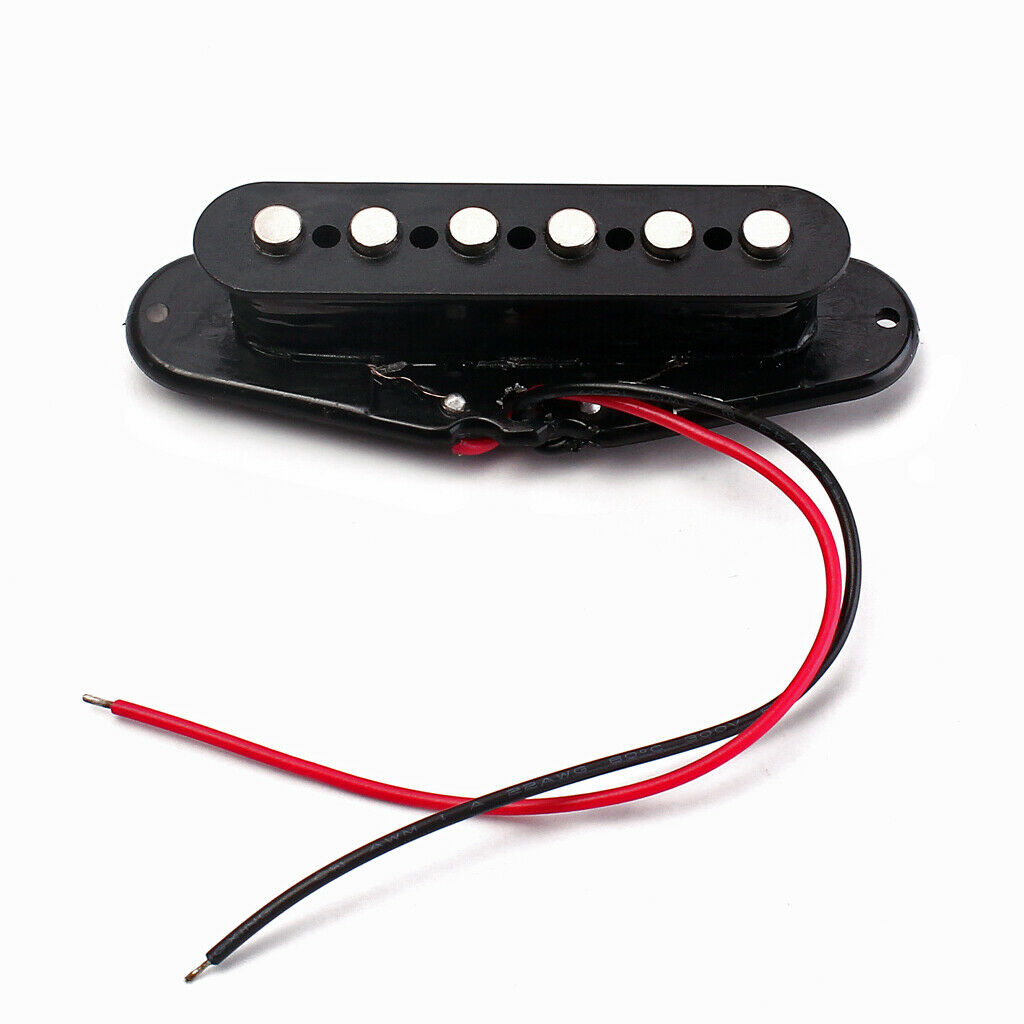 50mm Single Coil Pickup Middle Pickup for ST Electric Guitar Parts Black