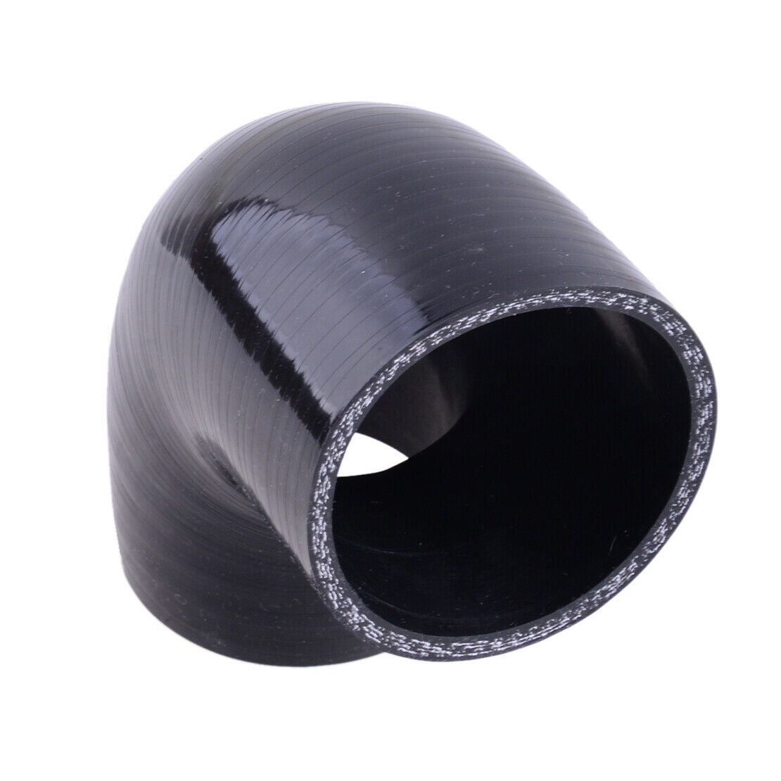 3" 76mm 90°Degree Hose Elbow Coupler Silicone Turbo Intercooler Pipe 3-ply Car