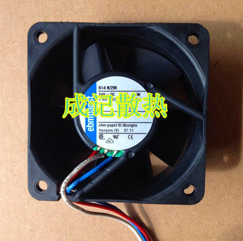 For 1pc   614N/2M Equipment axial fan 24V 1.4W 3pin 60*25mm