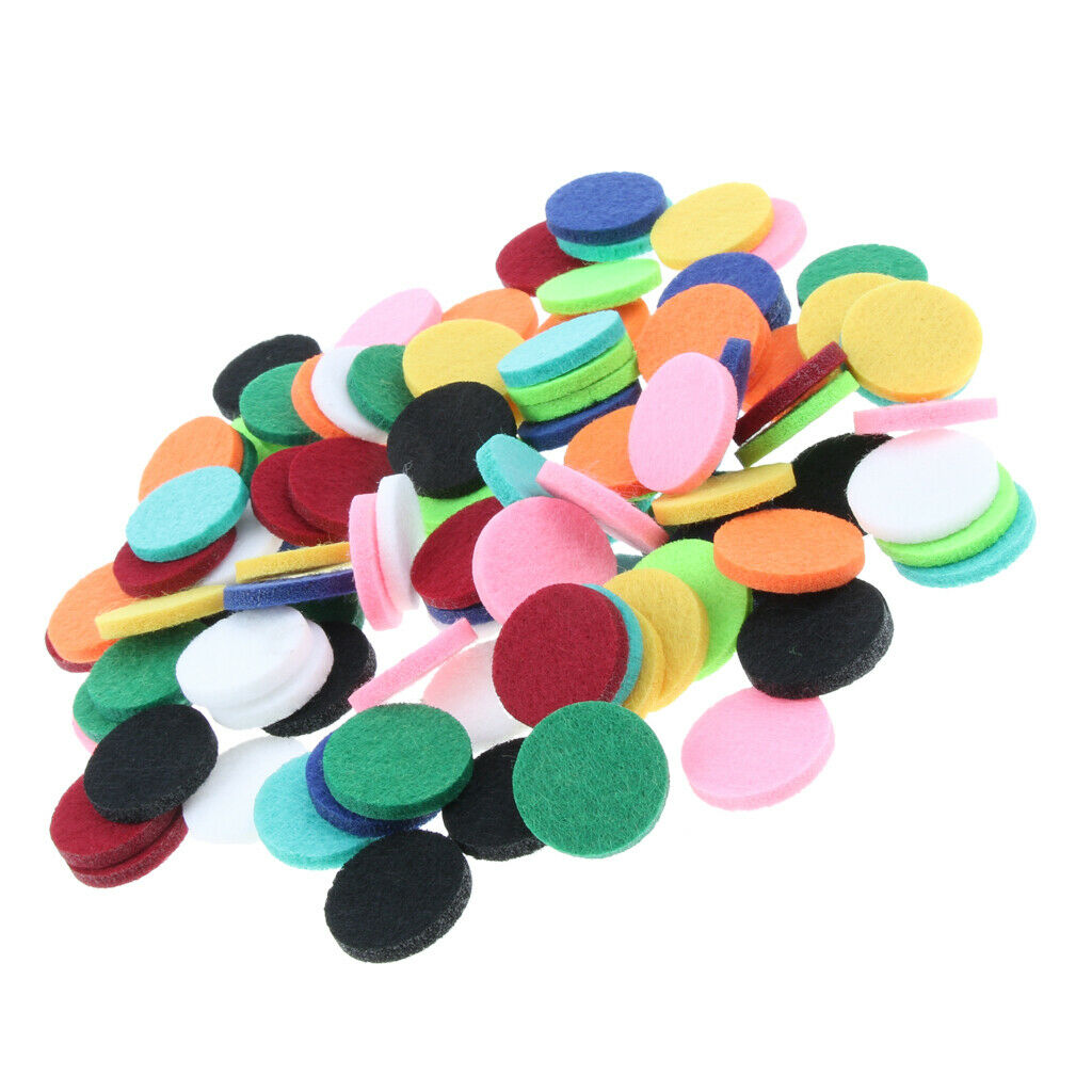 100x Essential Oil Diffuser Pads Diffuser Necklace Refill Pads