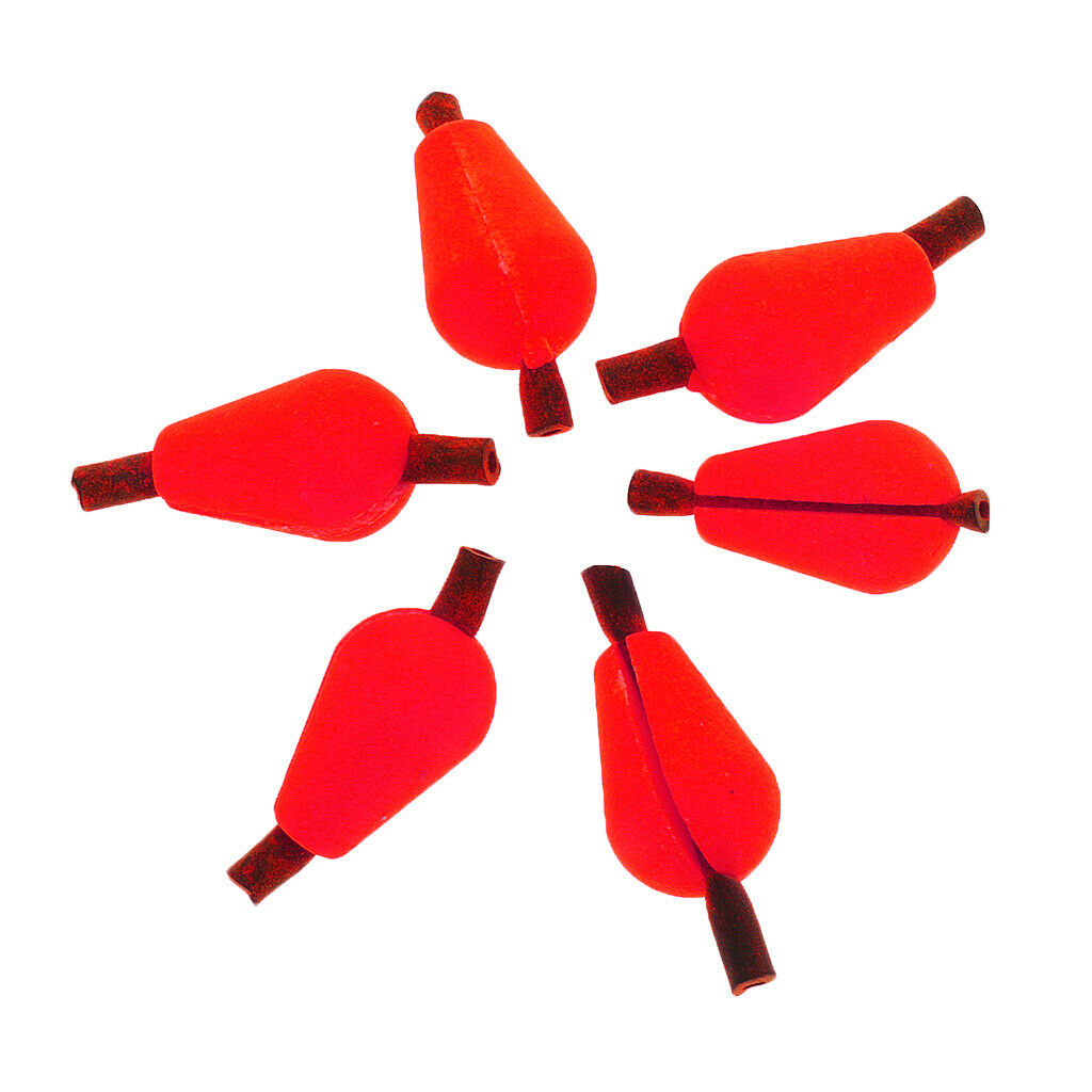 12 Yellow & Orange Tear Drop Foam Float Fly Fishing Strike Indicators Accessory