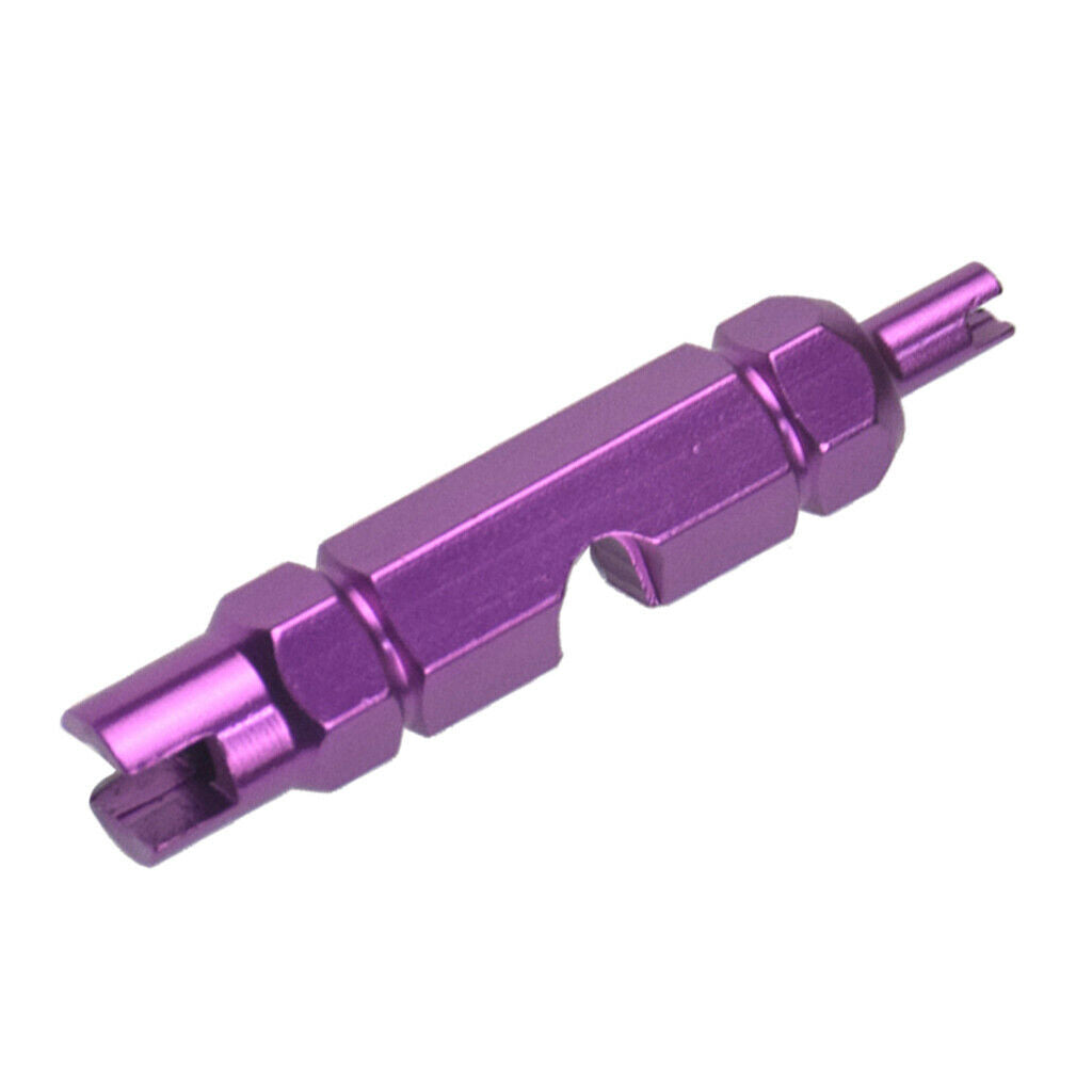 1x MTB Road Bicycle Valve Core Removal Tool Wrench Bike Accessories  Purple