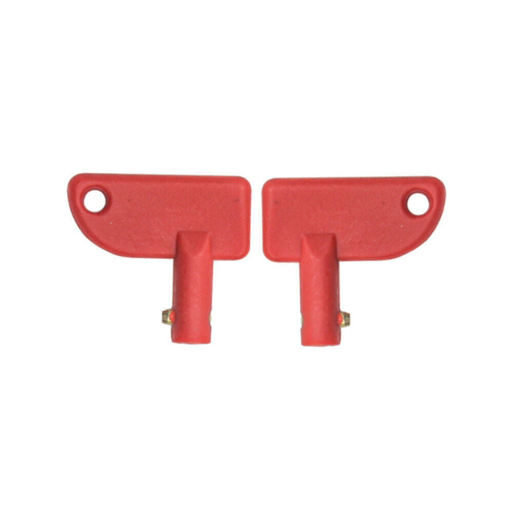2pcs Car Power Switch Key Replacement Spare Key Battery Cut Off Isolator Switch