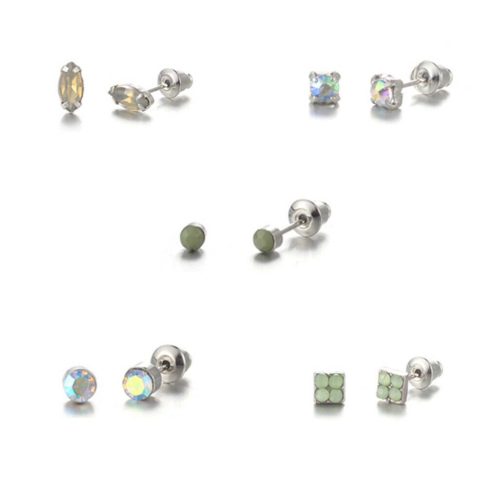 20 Pairs Minimalist Women Teens Girls Ear Studs Earrings Fashion Jewelry Set