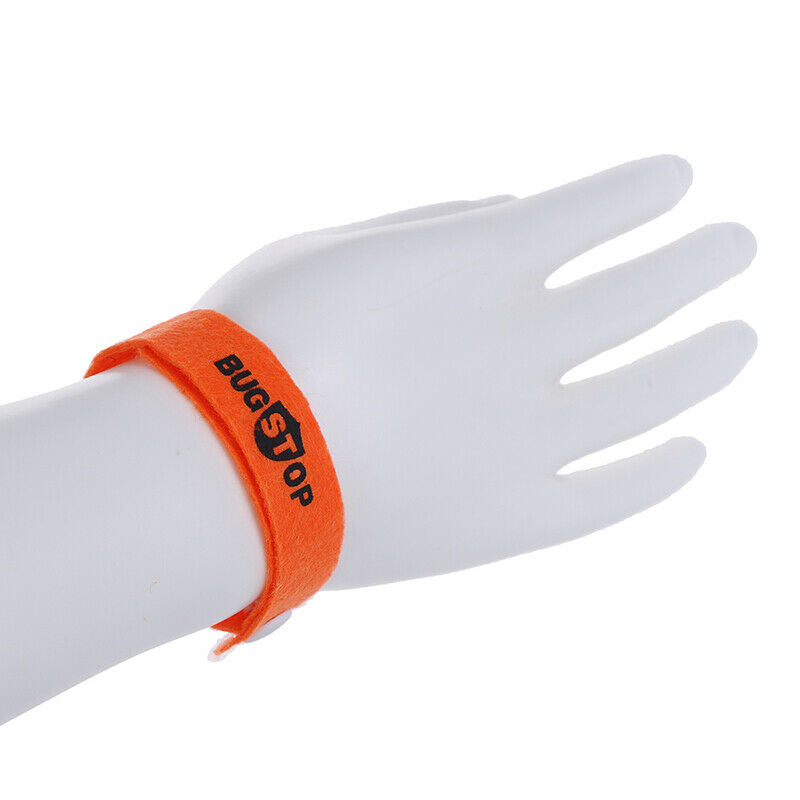 10 Pcs Bracelet Anti Mosquito Insect Bugs Repellent Repeller Wrist Bands TdJ Fx