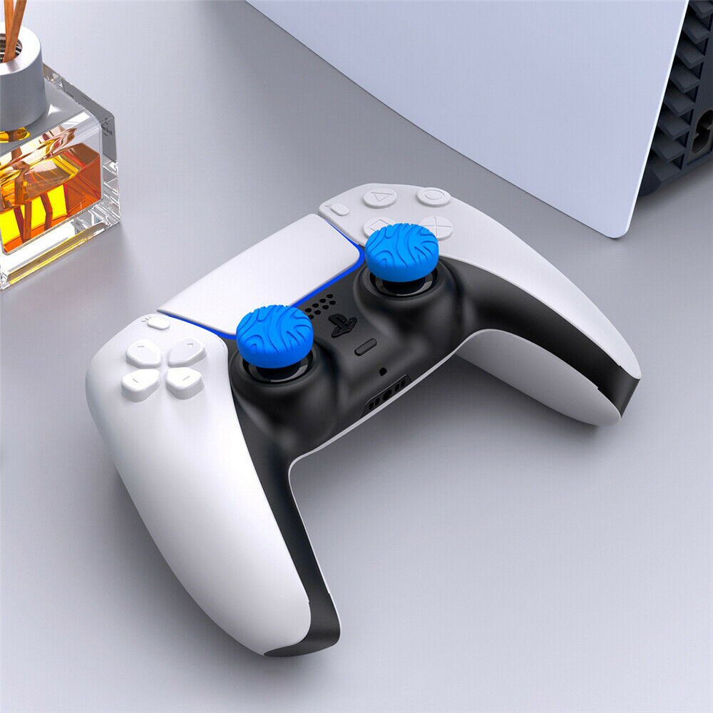 8 In 1 for PS4 PS5 Handle Heightened Thumb Grip Stick  Extender Silicone Cap