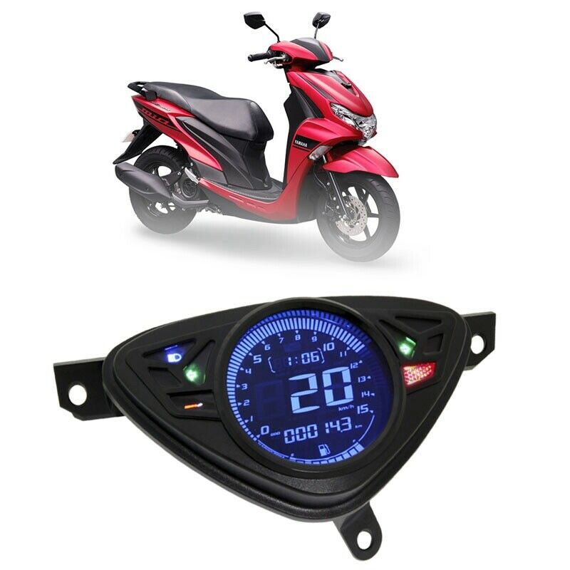 Motorcycle Speed Meter with Color LCD Temperature Oil Gauge Adjustable OdomeX6R5