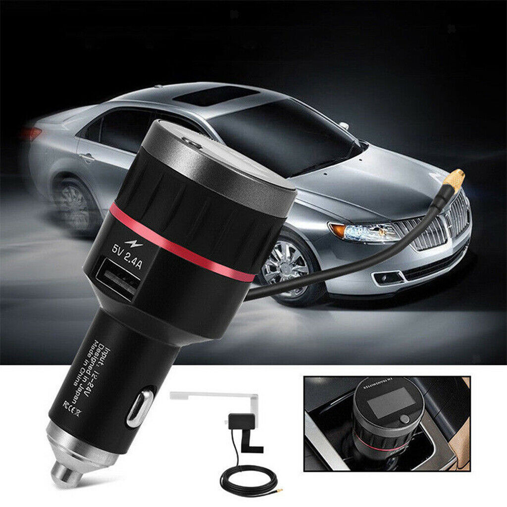 Car DAB + Digital Radio USB Adapter Receiver Tuner + FM Transmitter +Antenna