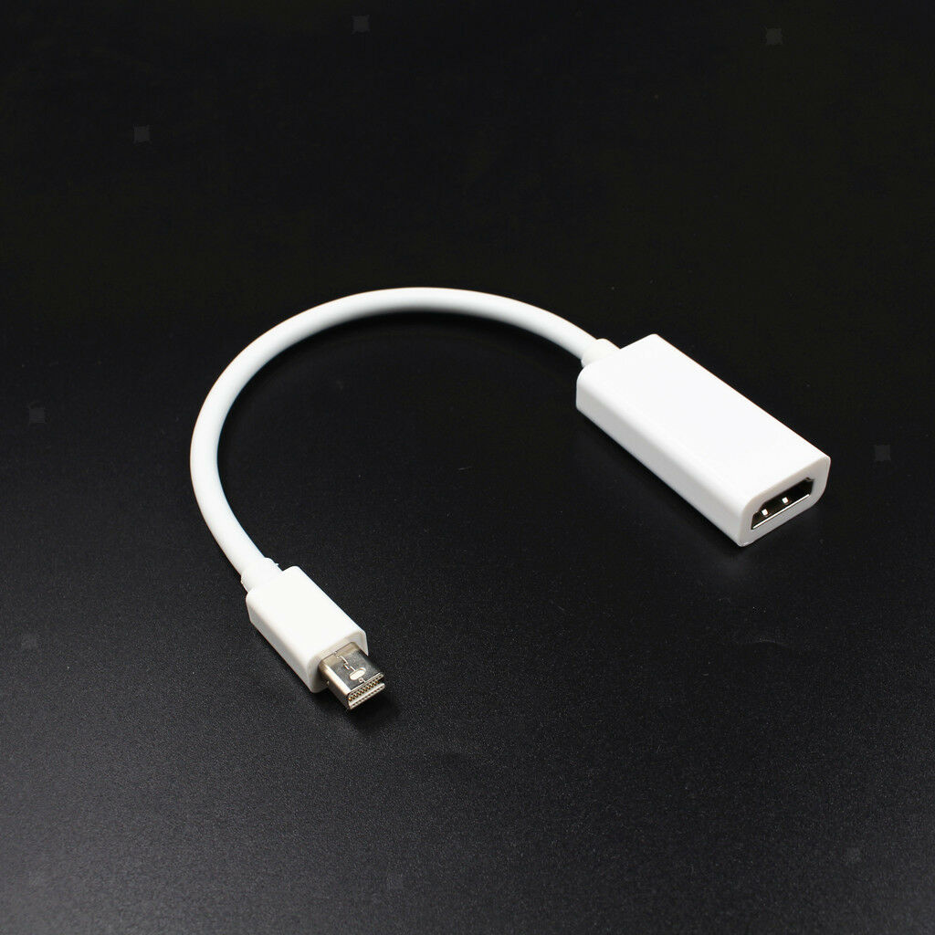 Mini DisplayPort to HDMI Male to Female Adapter for HD Monitors Projectors
