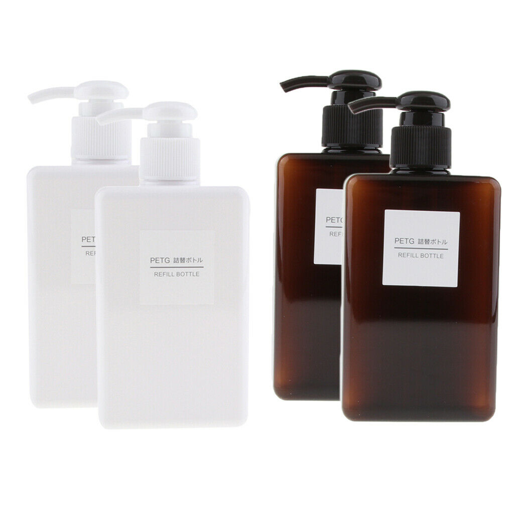 4Pcs/Set 280ml Foaming Soap Dispenser BPA Free PET for Castile Shampoo