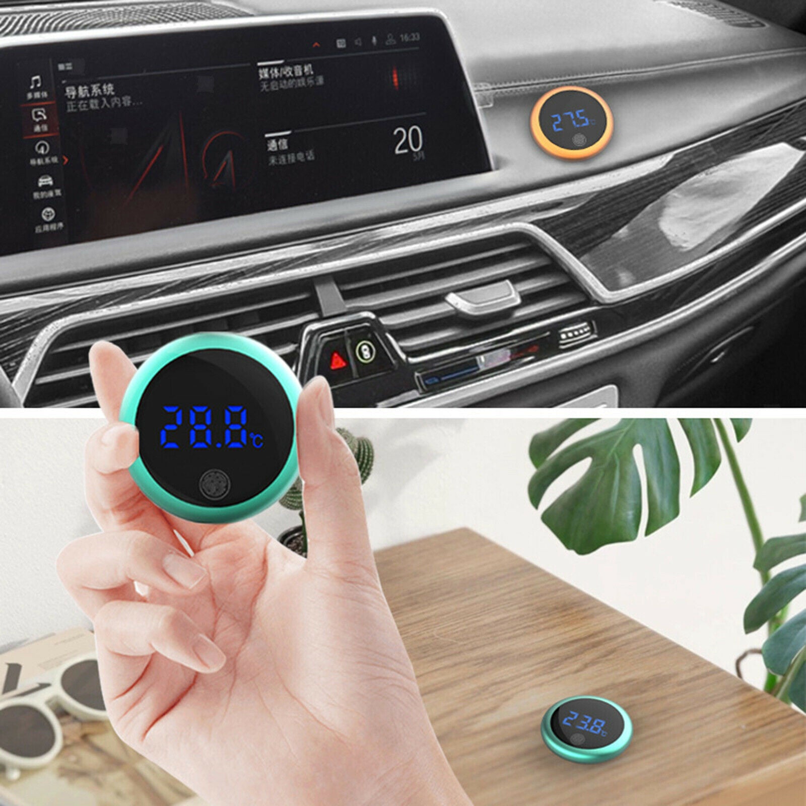 Mini Digital Electronic Temperature Ground Thermometer LCD for Home Fridge