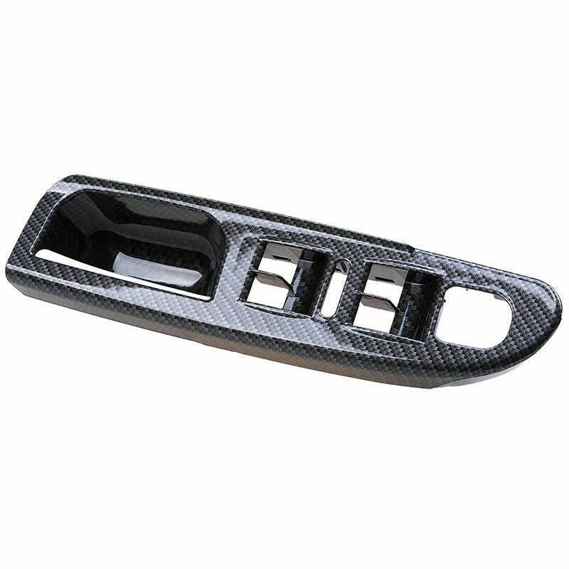 Carbon Fiber Look Window Switch Panel Cover  Fit For VW Passat B6 2006-2010
