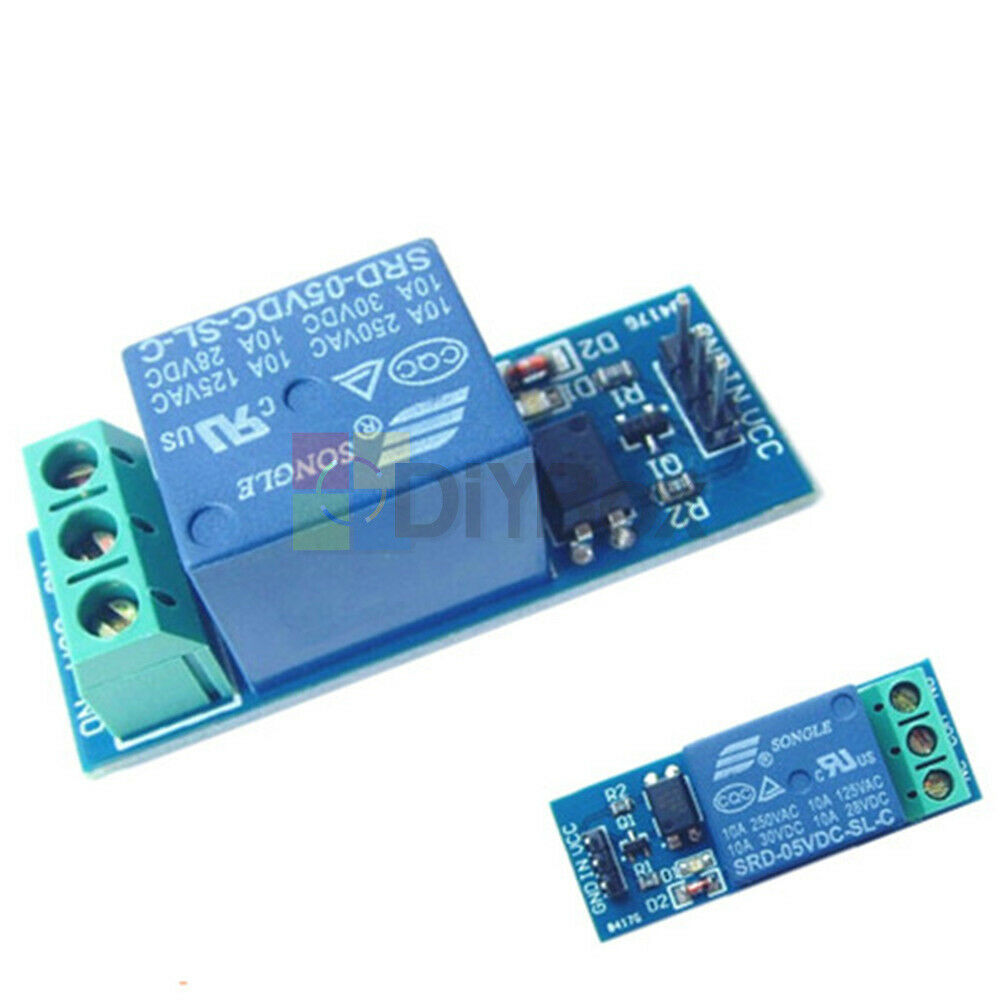 5V 1 Channel 1-CH Relay Shield Module w/ Optocoupler For PIC AVR DSP ARM Arduino